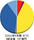 マーキュリアホールディングス 貸借対照表 2022年6月期