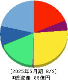 ペイクラウドホールディングス 貸借対照表 2025年5月期