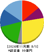 東海ソフト 貸借対照表 2024年11月期