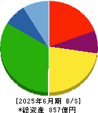 テラプローブ 貸借対照表 2025年6月期