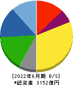 フェローテックホールディングス 貸借対照表 2022年6月期