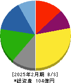 東海ソフト 貸借対照表 2025年2月期