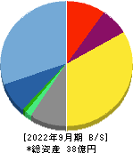 プロジェクトカンパニー 貸借対照表 2022年9月期
