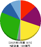 日本エコシステム 貸借対照表 2025年3月期