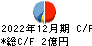 イーソル キャッシュフロー計算書 2022年12月期