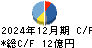 東陽テクニカ キャッシュフロー計算書 2024年12月期