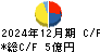 セブン工業 キャッシュフロー計算書 2024年12月期