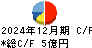 ゲンダイエージェンシー キャッシュフロー計算書 2024年12月期