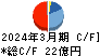 ＷＤＢホールディングス キャッシュフロー計算書 2024年3月期