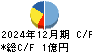 細谷火工 キャッシュフロー計算書 2024年12月期