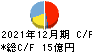 ビジョン キャッシュフロー計算書 2021年12月期
