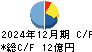 東京テアトル キャッシュフロー計算書 2024年12月期