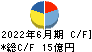ＤＮホールディングス キャッシュフロー計算書 2022年6月期