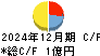ディジタルメディアプロフェッショナル キャッシュフロー計算書 2024年12月期