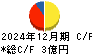 システムソフト キャッシュフロー計算書 2024年12月期