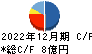 サニーサイドアップグループ キャッシュフロー計算書 2022年12月期