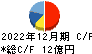 イーエムシステムズ キャッシュフロー計算書 2022年12月期