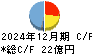 伊勢化学工業 キャッシュフロー計算書 2024年12月期