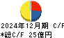 パラカ キャッシュフロー計算書 2024年12月期