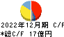 ビジョン キャッシュフロー計算書 2022年12月期 ビジョン キャッシュフロー計算書 2022年12月期
