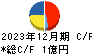 アイビーシー キャッシュフロー計算書 2023年12月期