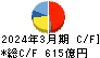 大王製紙 キャッシュフロー計算書 2024年3月期