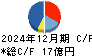 セゾンテクノロジー キャッシュフロー計算書 2024年12月期