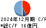 日本アジア投資 キャッシュフロー計算書 2024年12月期