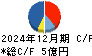 レアジョブ キャッシュフロー計算書 2024年12月期