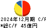 ロジネットジャパン キャッシュフロー計算書 2024年12月期