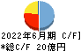 メタップス キャッシュフロー計算書 2022年6月期