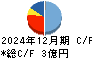 ヒーハイスト キャッシュフロー計算書 2024年12月期