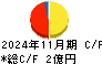 ＧＲＣＳ キャッシュフロー計算書 2024年11月期