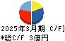 アマテイ キャッシュフロー計算書 2025年3月期