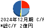 コンヴァノ キャッシュフロー計算書 2024年12月期