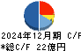 ドリームインキュベータ キャッシュフロー計算書 2024年12月期