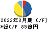 日本プラスト キャッシュフロー計算書 2022年3月期