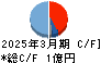 ＴＤＳＥ キャッシュフロー計算書 2025年3月期