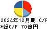 東光高岳 キャッシュフロー計算書 2024年12月期