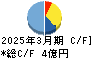 サイバー・バズ キャッシュフロー計算書 2025年3月期