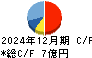 ブレインパッド キャッシュフロー計算書 2024年12月期