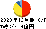 サイバーコム キャッシュフロー計算書 2020年12月期 サイバーコム キャッシュフロー計算書 2020年12月期