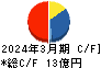 シーティーエス キャッシュフロー計算書 2024年3月期
