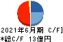 マーキュリアホールディングス キャッシュフロー計算書 2021年6月期
