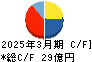 ワシントンホテル キャッシュフロー計算書 2025年3月期