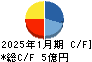 ベルグアース キャッシュフロー計算書 2025年1月期