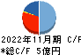 東海ソフト キャッシュフロー計算書 2022年11月期