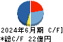 日本アビオニクス キャッシュフロー計算書 2024年6月期