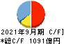 長野銀行 キャッシュフロー計算書 2021年9月期