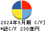 インターネットイニシアティブ キャッシュフロー計算書 2024年9月期